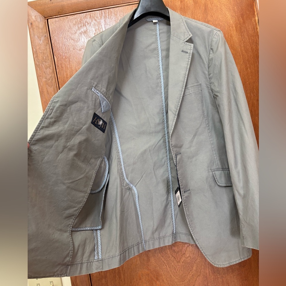 Hart Schaffner Marx Men's Blazer Made in Portugal 100% Cotton Size S